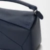 Borsa Puzzle grande in morbida pelle di vitello martellata