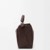 Borsa Puzzle grande in nabuk martellato