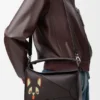Borsa Puzzle piccola “Futurist Cat” in pelle di vitello classica