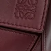 Borsa Puzzle piccola in pelle di vitello liscia e pelle di agnello nappa