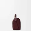 Borsa Puzzle piccola in pelle di vitello liscia e pelle di agnello nappa
