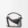 Borsa Puzzle piccola in pelle di vitello nappa
