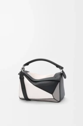 Borsa Puzzle piccola in pelle di vitello nappa