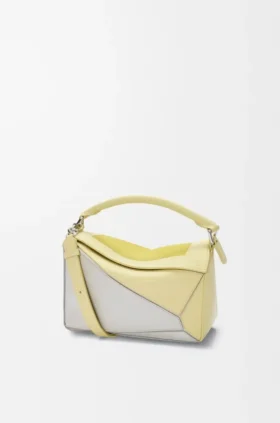 Borsa Puzzle piccola in pelle di vitello nappa