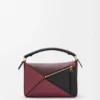 Borsa Puzzle piccola in pelle di vitello nappa