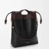 Borsa tote Flamenco Purse in pelle di agnello nappa morbida