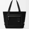 Borsa tote Flex con cerniera in tela e pelle scamosciata