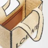 Borsa tote grande Loewe Font Tote in rafia