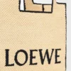 Borsa tote grande Loewe Font Tote in rafia