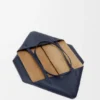 Borsa tote grande orizzontale con Puzzle Fold in morbida pelle di vitello martellata