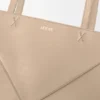 Borsa tote Puzzle Fold media in pelle di vitello lucida