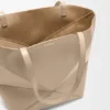 Borsa tote Puzzle Fold media in pelle di vitello lucida