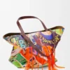 Borsa tote Puzzle Fold XL in pelle di vitello classica