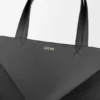 Borsa tote Puzzle Fold XL in pelle di vitello lucida