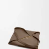 Borsa tote Puzzle Fold XL in pelle di vitello lucida
