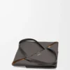 Borsa tote Puzzle Fold XL in pelle di vitello lucida