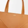 Borsa tote Puzzle Fold XL in pelle di vitello lucida