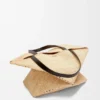 Borsa tote Puzzle Fold XL in rafia