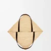 Borsa tote Puzzle Fold XL in rafia
