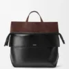 Borsa tote Switch grande in pelle di vitello cartacea e pelle scamosciata
