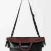 Borsa tote Switch grande in pelle di vitello cartacea e pelle scamosciata