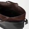 Borsa tote Switch grande in pelle di vitello cartacea e pelle scamosciata