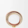Bracciale doppio Twist in pelle di vitello