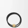 Bracciale Pebble in pelle di vitello con motivo a ciottoli