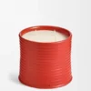 Candela grande “Foglie di pomodoro”