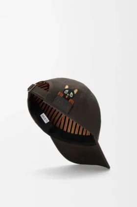 Cappellino con gatto futurista in cotone
