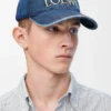 Cappellino Loewe in denim