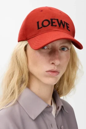 Cappellino Loewe in tela di cotone