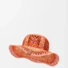 Cappello da pescatore in rafia