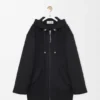 Cappotto con cappuccio in lana