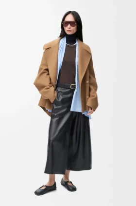 Cappotto corto in lana