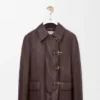 Cappotto in pelle di agnello nappa