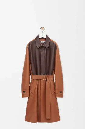 Cappotto in pelle di agnello nappa