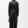 Cappotto in pelle di agnello nappa