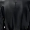 Cappotto in pelle di agnello nappa