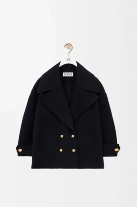 Cappotto “Pebble” in lana