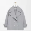 Cappotto “Pebble” in lana