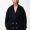 Cappotto “Pebble” in lana