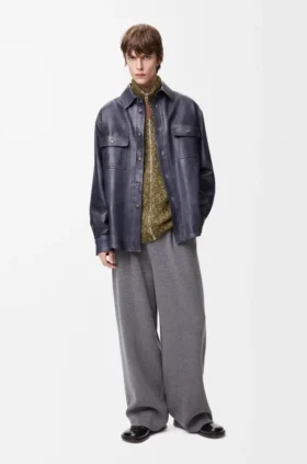 Cardigan con zip in misto cotone, lino e lana