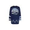 Cardigan grande multicolore SS21 blu navy S359330Xbr-5095