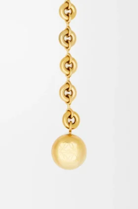 Cintura a catena a ciambella in ottone