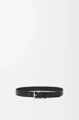 Cintura Roller Curve in pelle di vitello lucida ed elegante