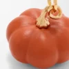 Ciondolo a forma di zucca in pelle di agnello