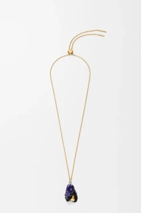 Collana a conchiglia in argento sterling e perline