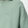 Felpa con anagramma in cotone