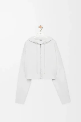 Felpa con cappuccio e zip Anagram in lana